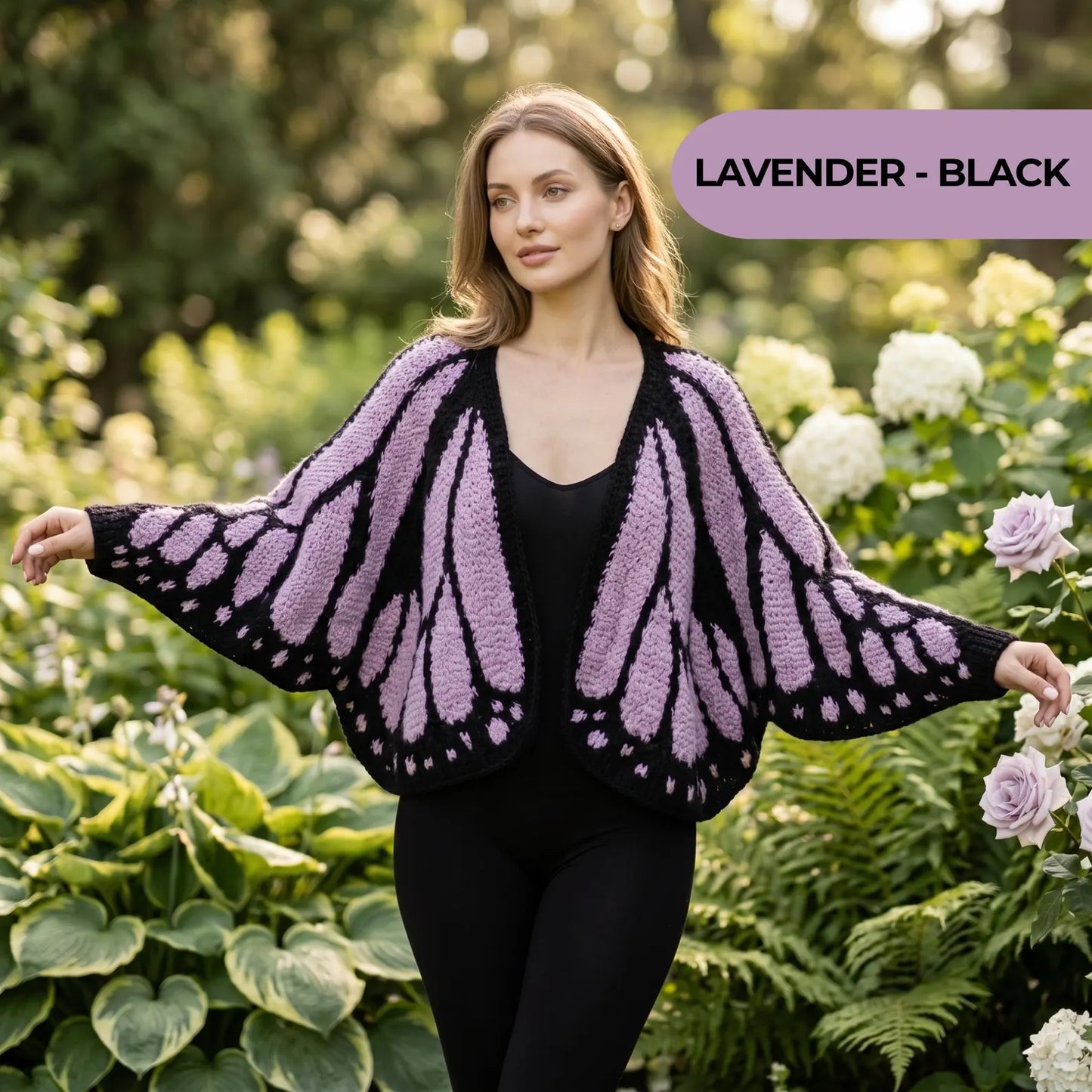 Handmade Butterfly Cardigan