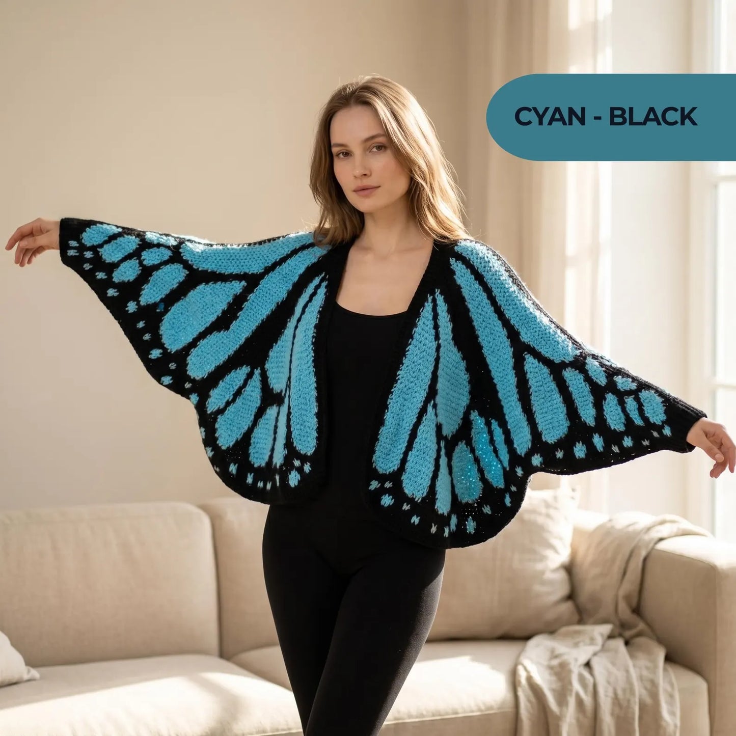 Handmade Butterfly Cardigan