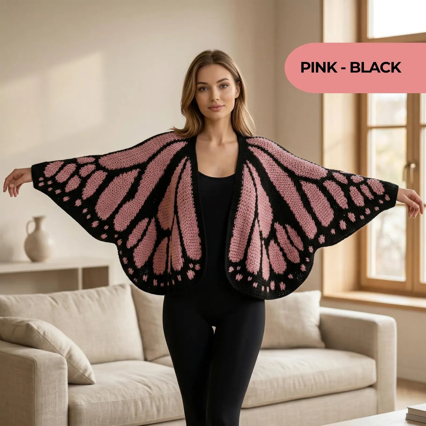 Handmade Butterfly Cardigan