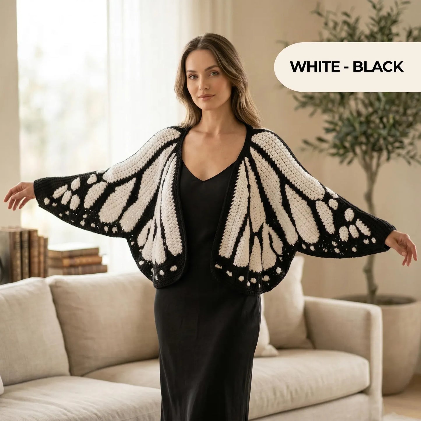 Handmade Butterfly Cardigan